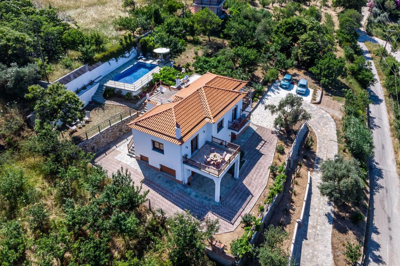 Villa Margini, Aegean Views , Pool Villa, Skopelos Extérieur photo