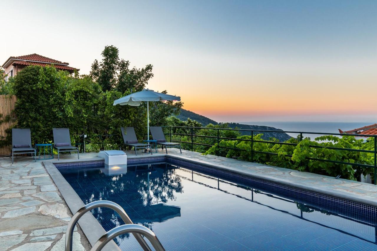 Villa Margini, Aegean Views , Pool Villa, Skopelos Extérieur photo