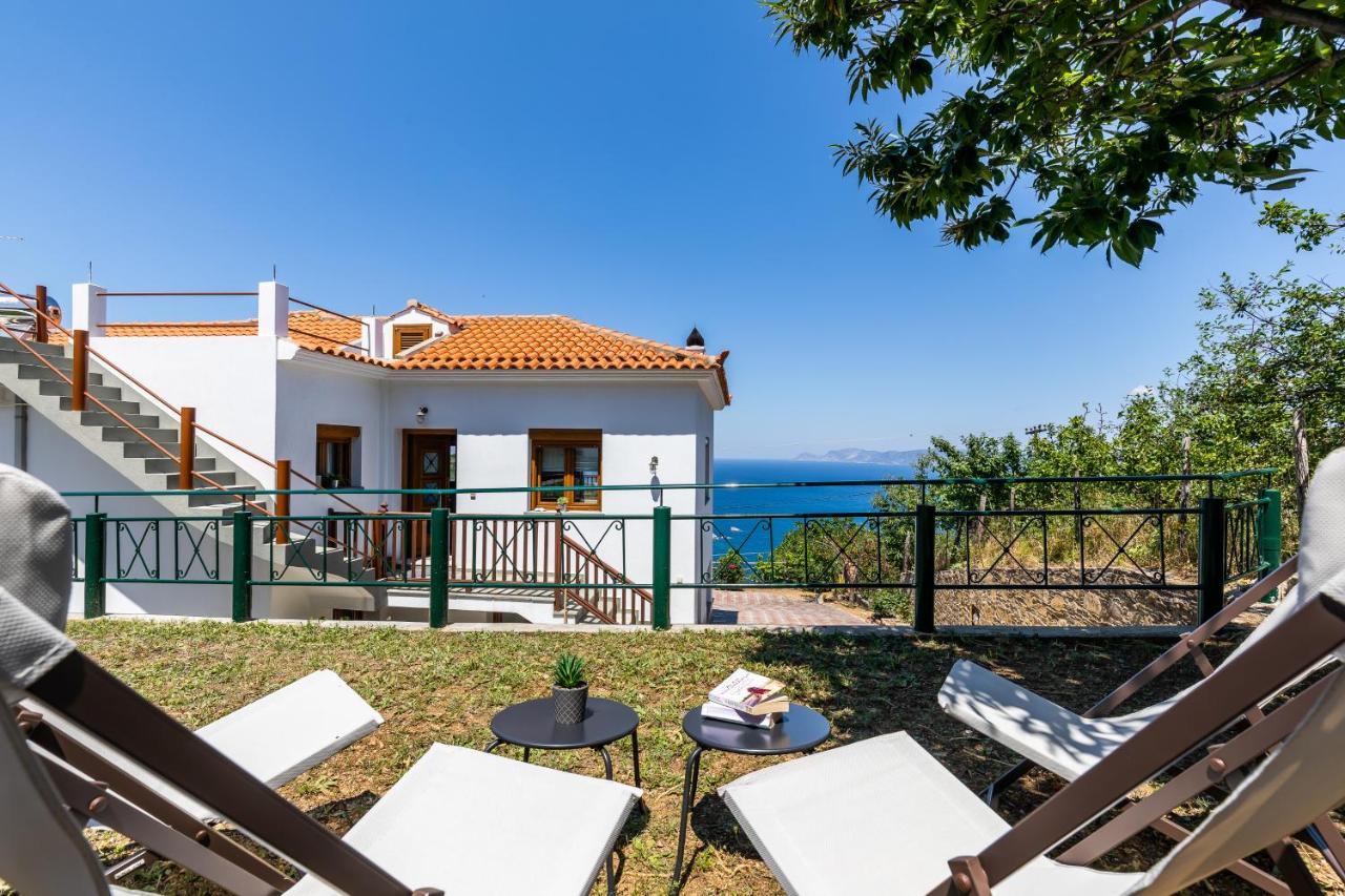 Villa Margini, Aegean Views , Pool Villa, Skopelos Extérieur photo