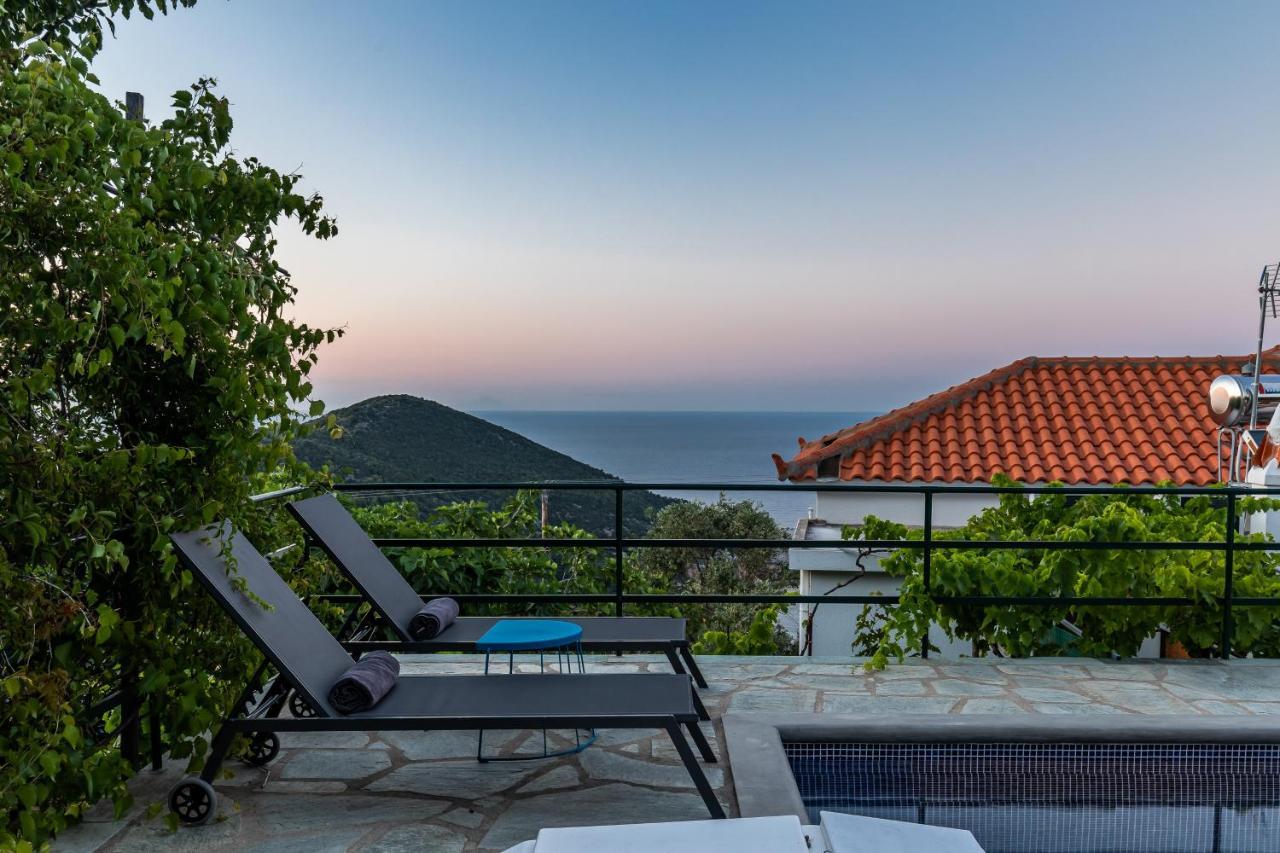 Villa Margini, Aegean Views , Pool Villa, Skopelos Extérieur photo