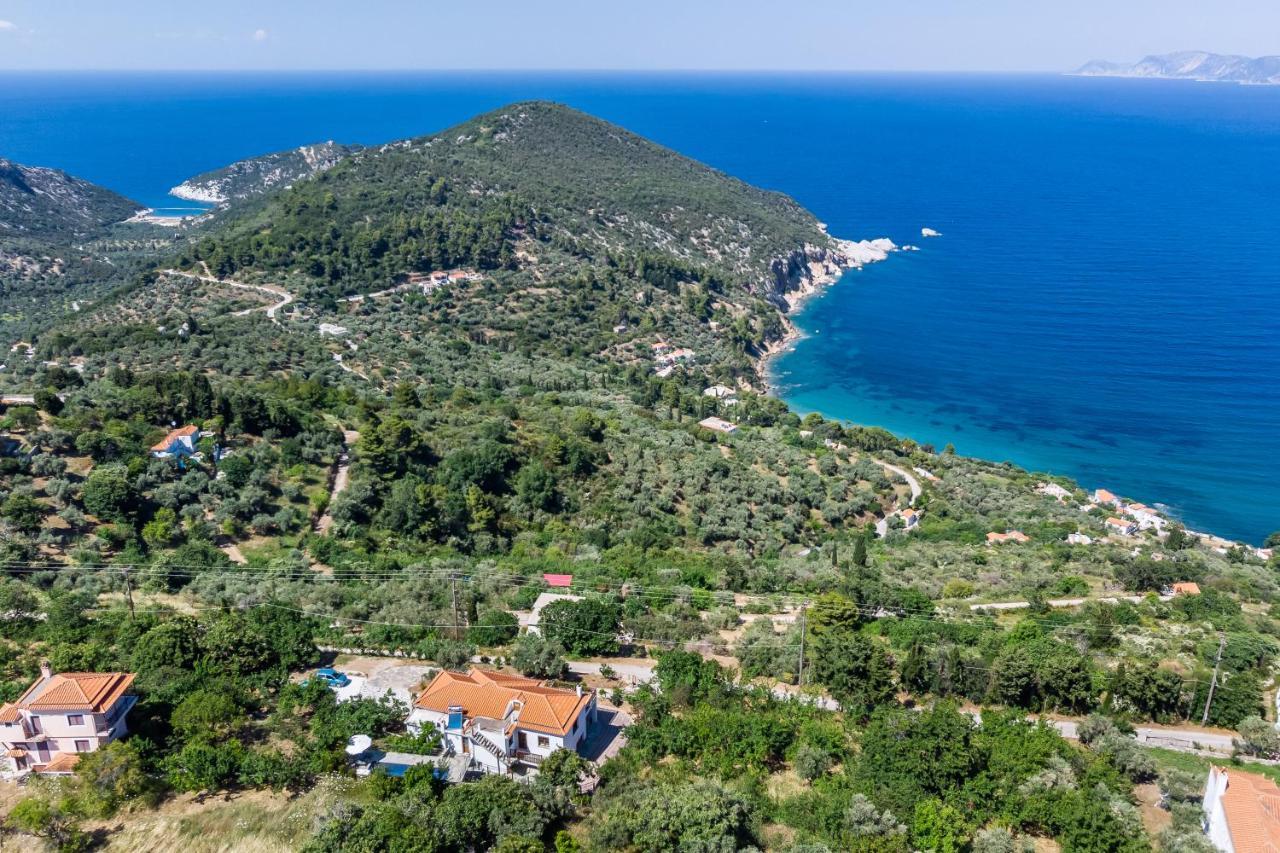 Villa Margini, Aegean Views , Pool Villa, Skopelos Extérieur photo