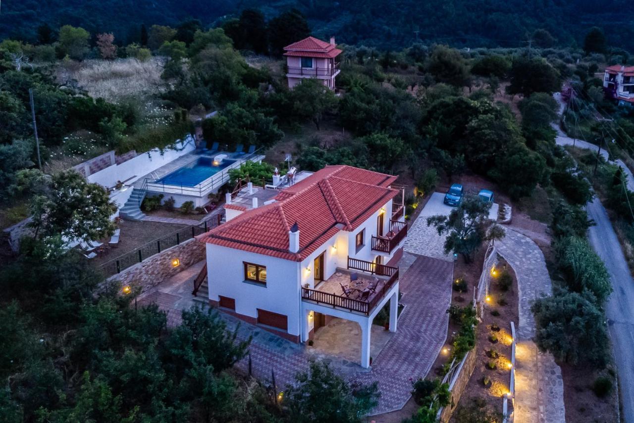 Villa Margini, Aegean Views , Pool Villa, Skopelos Extérieur photo